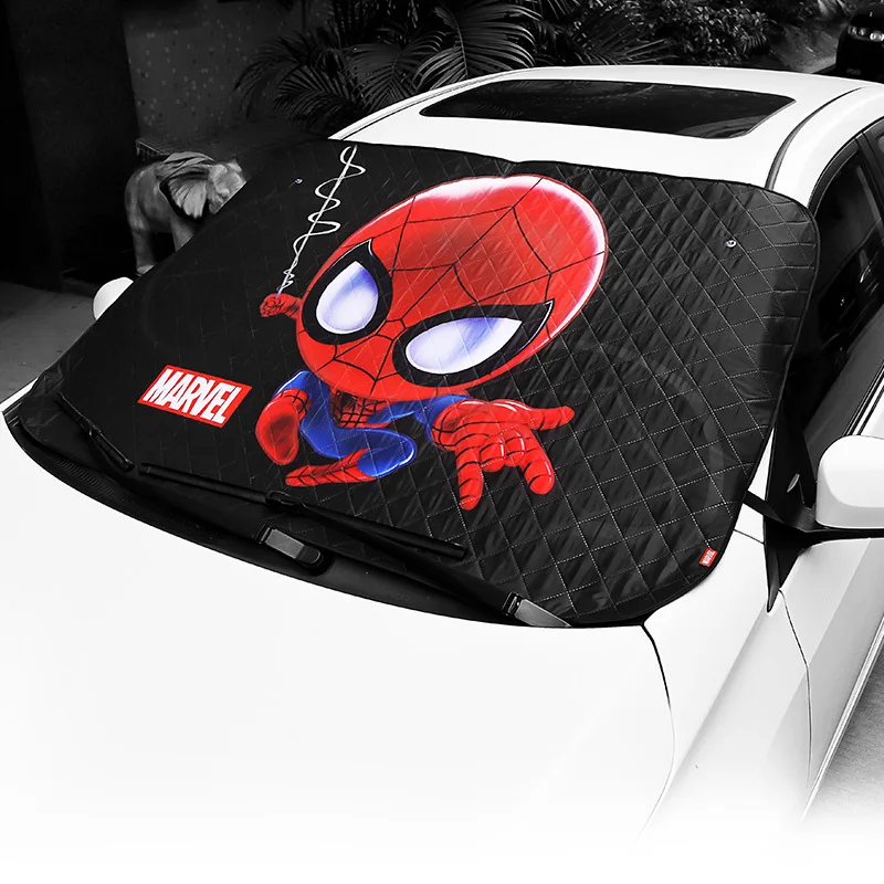 Новое поступление человек-паук Капитан Американ танос персонаж чучело Солнечный игрушечный щит для автомобиля лучший подарок на день рождения