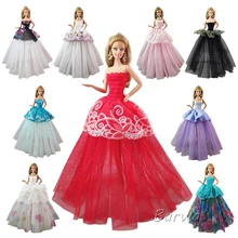 Fashion Handmade 7PCS/Lot Random Doll Party Dress doll accessories Our Generation doll clothes For 11.5 inch doll Christmas baked doll christmas candy party dress
