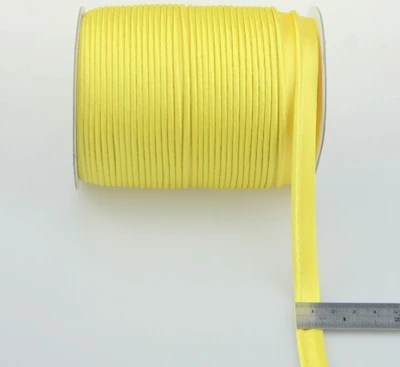 12 мм Атлас смещение шнур полиэстер глянцевая яркая Проводная трубопровод Привязка смещения ширина ленты для ремесла шитье Diy аксессуары ручной работы - Цвет: 28