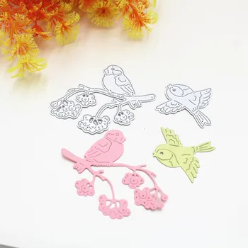 

Birds and trees die cut DIY Scrapbooking Photo Album Paper Card Craft Cute Embossing Metal Cutting Dies Stencils Scrapbooking
