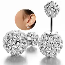 Стерлинговое Серебро-ювелирные изделия pendientes женские серьги 925 brincos plata серьги гвоздики orecchini oorbellen 22 Женские Ювелирные изделия круглые tyui