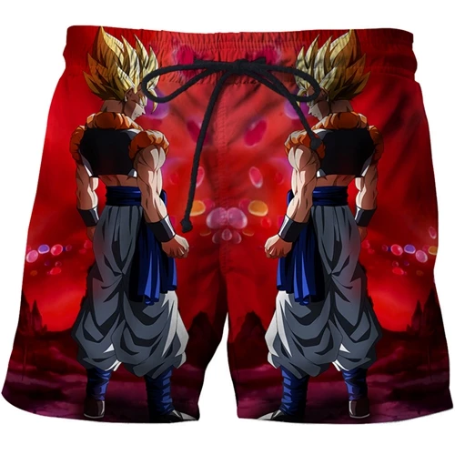 Dragon Ball Z Goku печати купальники Для мужчин пикантные Повседневное пляжные шорты Фитнес Для мужчин s 6XL Пляжные шорты забавные 3D купальник