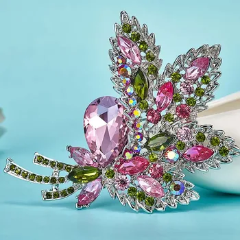 

Very Beautiful Bridal Wedding Brooches Collar Flower Brooch Bouquet Shiny Brand Rhinestone Broaches Relogio Feminino Broch Game