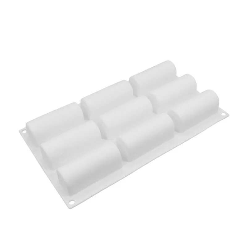 DIY Fondant Cake Tools Non-Stick Silicone Roll Cake Mold Chocolate Desserts Twinkie Cake Baking Tray Candy Pastries Molds7