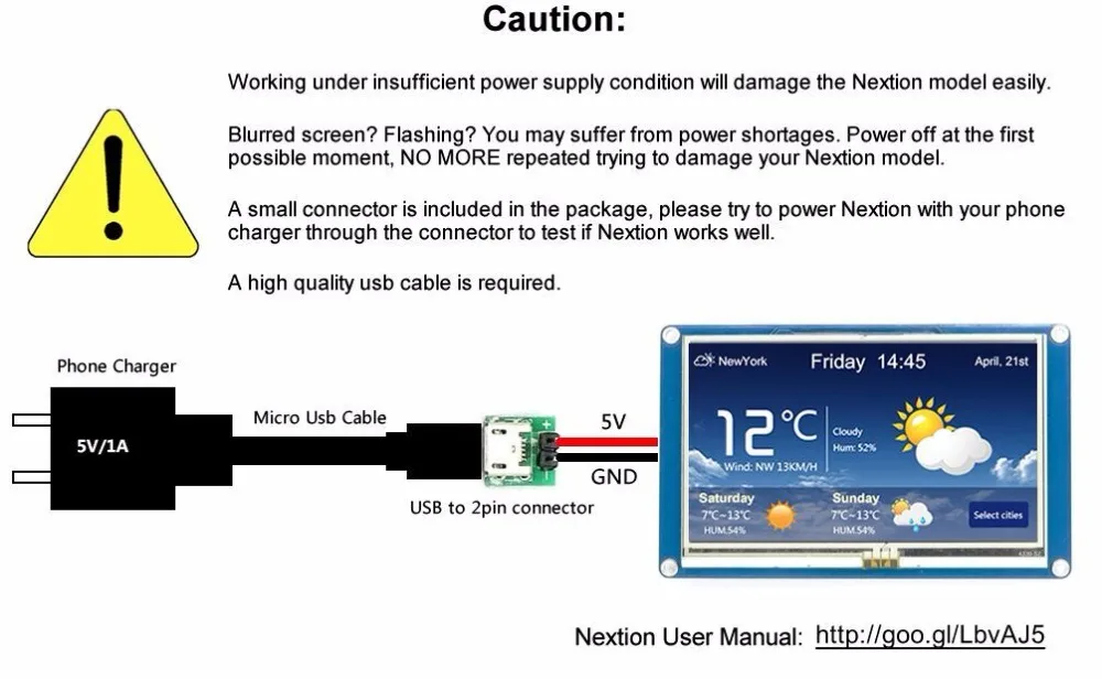 5 шт./лот Aihasd английский Nextion 2," TFT 320x240 UART HMI ЖК-модуль дисплей сенсорный экран для arduino Raspberry pi