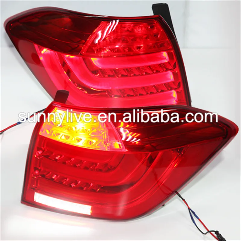 Для TOYOTA Kluger Highlander 2012-2013 года светодиодный ная задняя лампа BMW стиль красный цвет BZW
