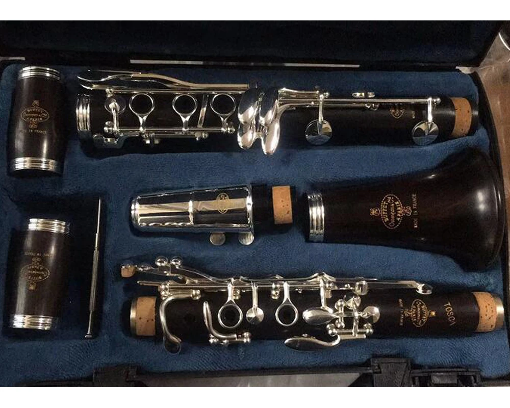 

Buffet Crampon Professional Ebony Blackwood Clarinet TOSCA Bb 17 Keys Musical Instruments Mouthpiece Reeds Accessories