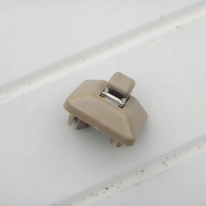 

Beige Color Car Inner Sun Visor Clips Hanger Clip Bracket 8E0857562A For Audi A4L A5 A6 A6L C5 C6 Q3