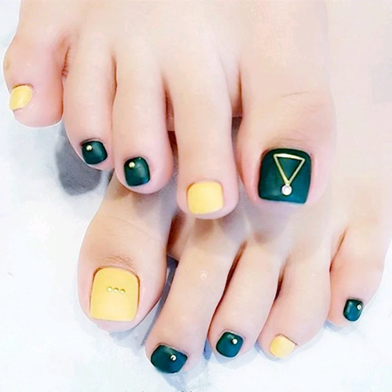22tips Toenail Sticker Full Cover Catton Waterproof Sticker Wraps Toe Nail  DIY Nail Art Accessories Toenail Decals
