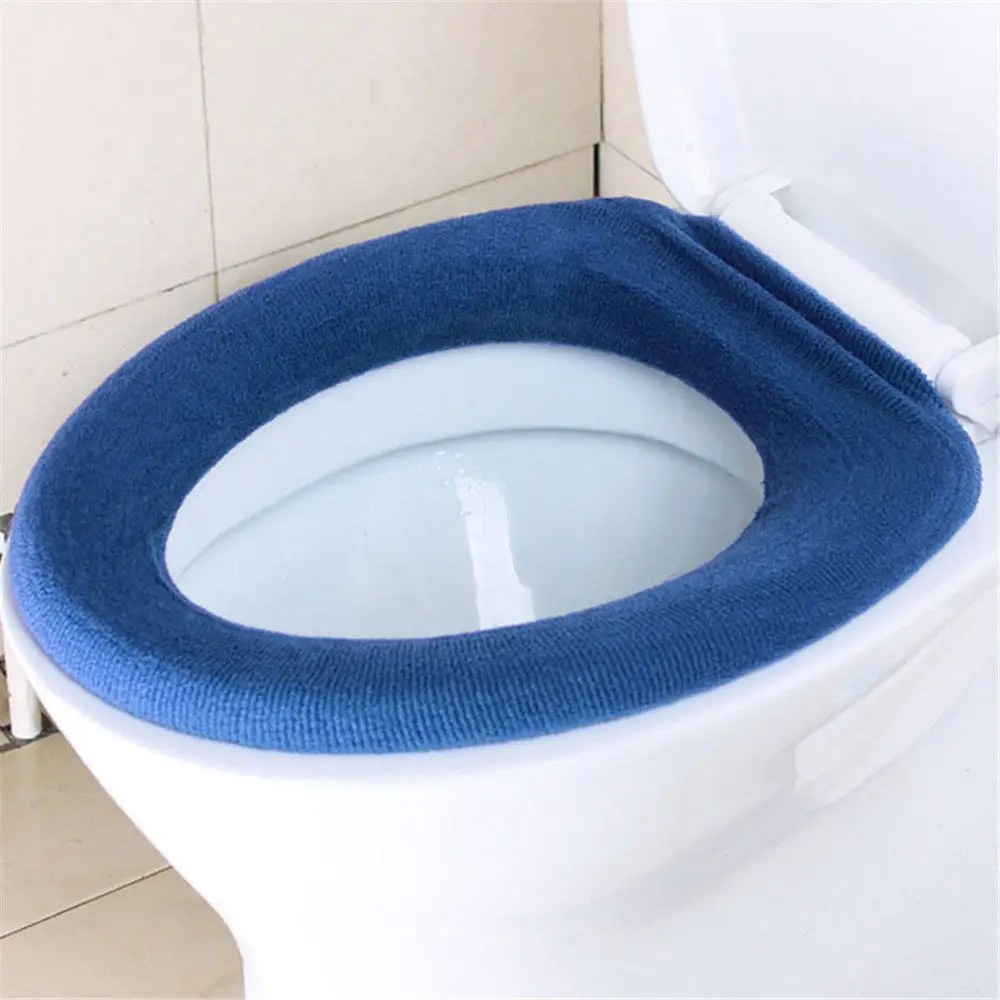 Теплые мягкие туалет крышка сиденья крышкой Pad Ванная комната Closestool протектор