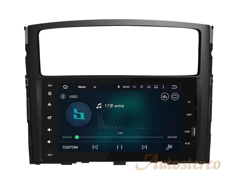 8 дюймов 4 ядра Android 7,1 6,0 5,1 автомобилей gps навигации Аудио MP3 dvd-плеер стерео головное устройство для MITSUBISHI PAJERO v97 2006