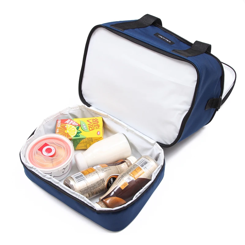 16L Водонепроницаемая Термосумка двойной перегородки Тепловая сумка для обеда изотермическая походная коробка портативный еда напитки вина изоляции сумка-холодильник