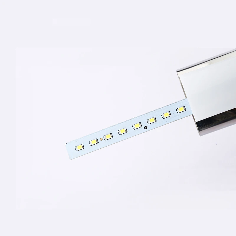 40/55/70 см 10/12/15 W Led туалетное зеркало со светодиодной подсветкой Нержавеющая сталь AC85-265V современный Водонепроницаемая настенная лампа стена для ванной/туалета свет