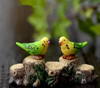 

50pcs Resin Oriole Brid Miniatures Landscape Accessories For Home Garden Cake Decoration Scrapbooking Craft Diy