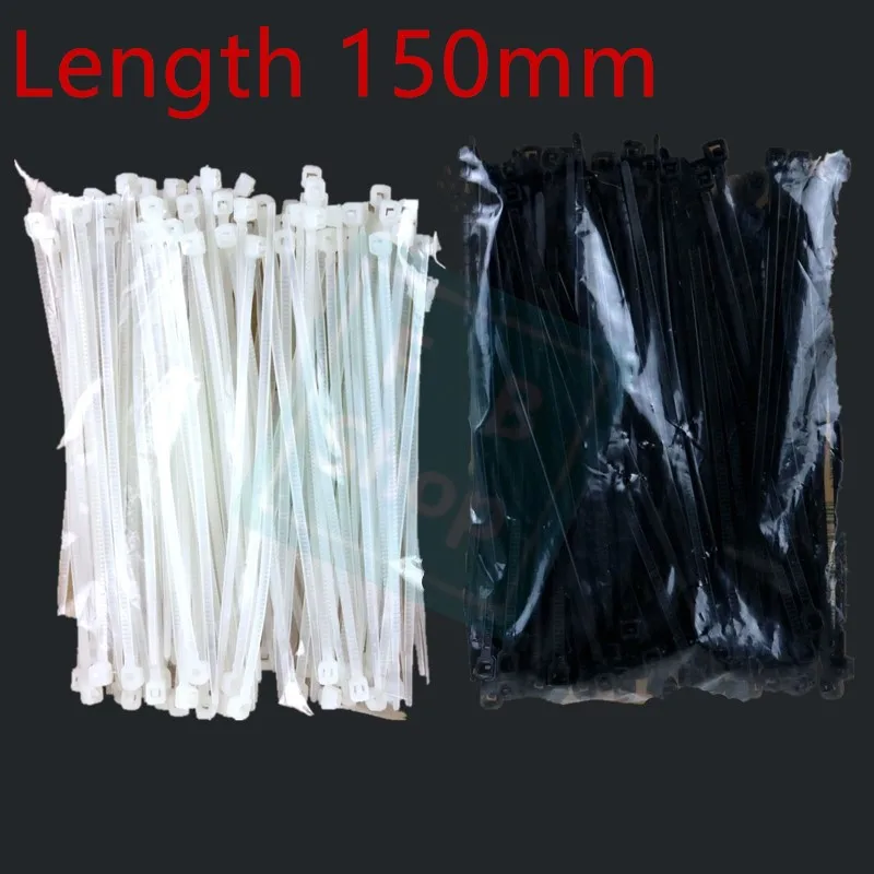 

Free shipping Nylon tie with self locking nylon tie with plastic bar with GB 3*150 1000 per pack