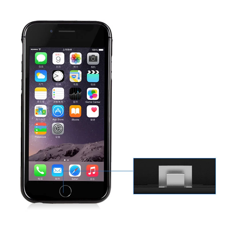 imágenes para NEWDERY Para iPhone 5 Caso Del Cargador de Batería Externa para el iphone Banco de la Energía de Batería de Reserva Del Caso Del Cargador para el iphone SÍ 5S imágenes para NEWDERY Para iPhone 5 Caso Del Cargador de Batería Externa para el iphone Banco de la Energía de Batería de Reserva Del Caso Del Cargador para el iphone SÍ 5S