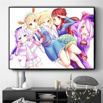 

Home Decor Hd Print 1 Panel Little Witch Academia Anime Painting Picture Wall Artwork Modular Canvas Poster Modern For Girl Room