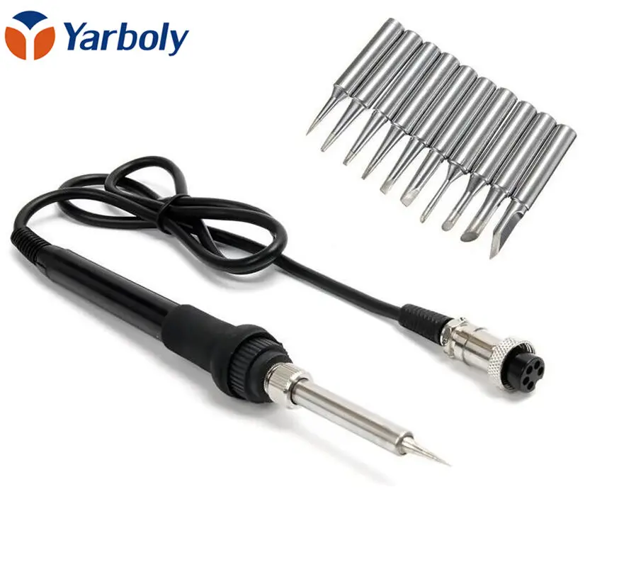 Высококачественный паяльник с ручкой 907 для HAKKO 936 937 паяльная станция + 10 шт.
