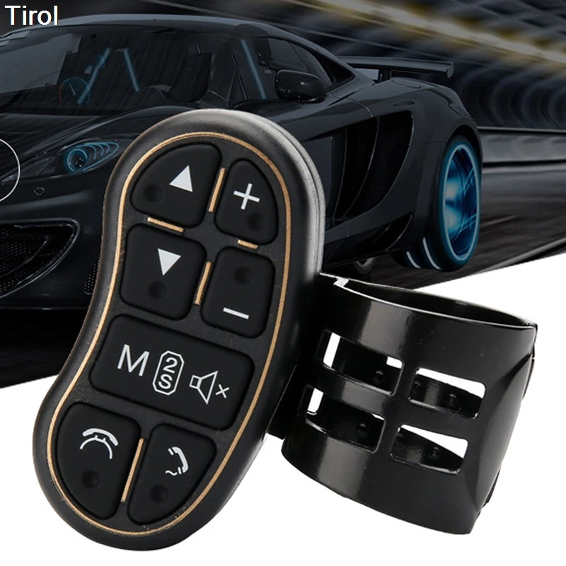 

Car-Styling Universal Steering Wheel Controler with Audio Volume Bluetooth Control for DVD GPS Unit Radio