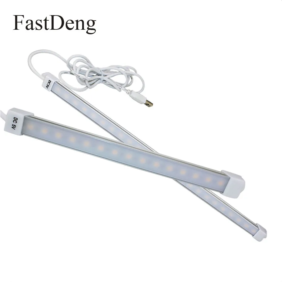 

Usb Led Bar Light DC 5V 18Cm 35Cm Led Rigid Strip Reading Light Eyes Protection Kitchen Light White/Warm Night Light Desk Lamp