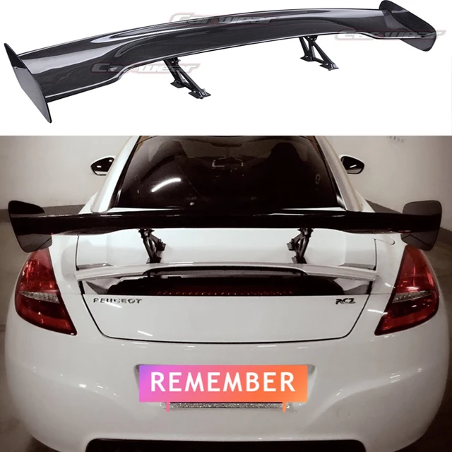 carbon new material GT Peugeot Car RCZ Spoiler For Carbon Trunk Rear Fiber