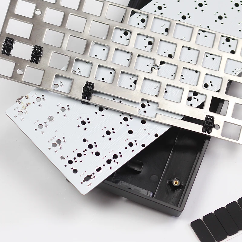 Tada68 diy kit пользовательская механическая клавиатура Вишневый синий гатерон красный переключатель