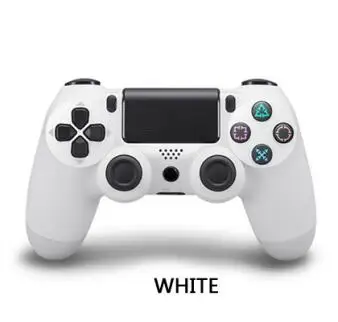 Bluetooth беспроводной джойстик для PS4 контроллер подходит для playstation 4 консоль для Dualshock 4 геймпад для PS3 консоли ПК игры - Цвет: Белый