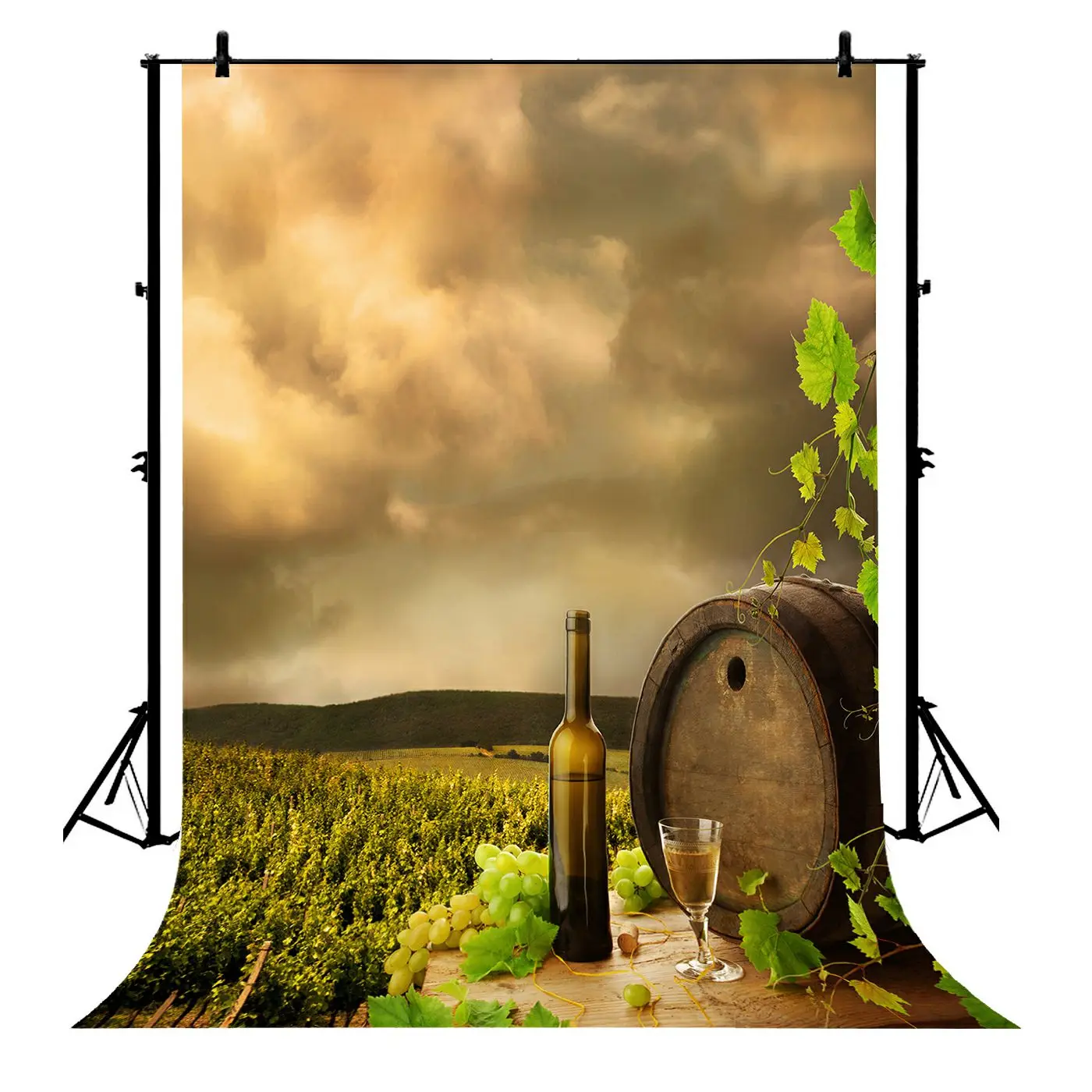 

5x7ft Vineyards Wine Polyester Photo Background Portrait Backdrop