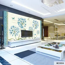 Пользовательские DIY ткань и текстильные обои для стен ткань моющаяся бархат хлопок белье для гостиной обои узор цветок