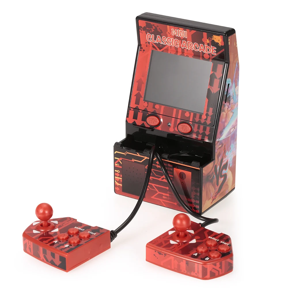 Модернизированный Мини Классический Аркадный Игровой шкаф машина двойной джойстик Ретро ручной плеер со встроенными 183 играми