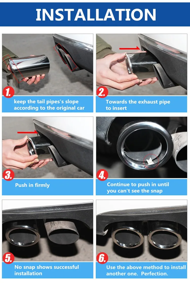 Atreus выхлопной наконечник глушителя для 2009- Skoda Octavia A5 A7 аксессуары для Skoda Superb Yeti 1,4 T 1,6 T l