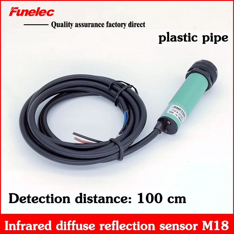 

E3F-D100C1 infrared photoelectric switch diffuse reflection sensor three-line NPN NO normally open