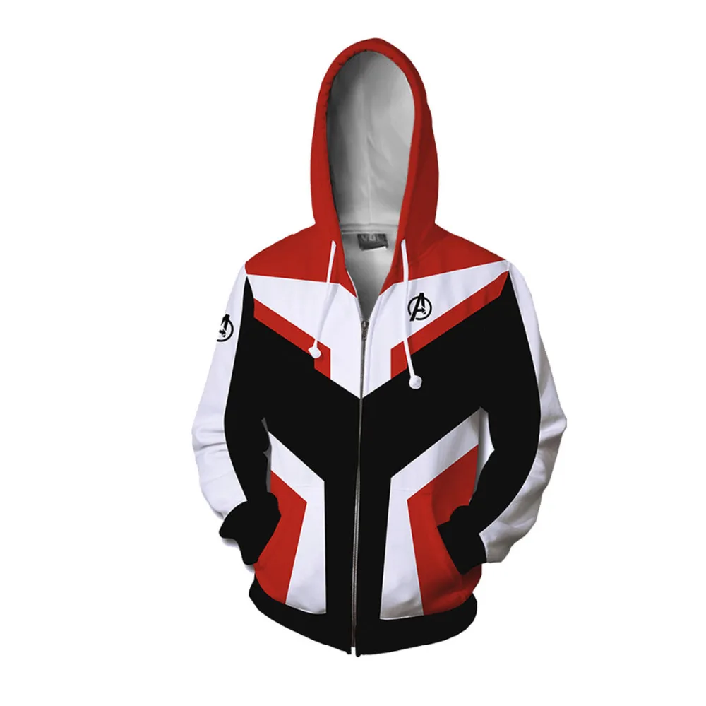 Adult Avengers Endgame Quantum Realm Sweatshirt Avengers Jacket Uniform 3D Print Advanced Tech Kids Avengers Costume Cosplay