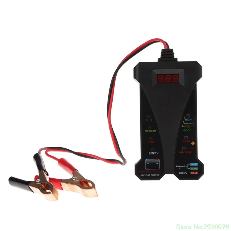

MP0514A 12V Digital Battery Tester Voltmeter and Charging System Analyzer LCD Display Drop Ship De18
