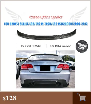 Углеродное волокно боковое зеркало заднего вида крышки для BMW 3 серии E92 320i 325i 335i купе 2-двери 2005-2008 стайлинга автомобилей