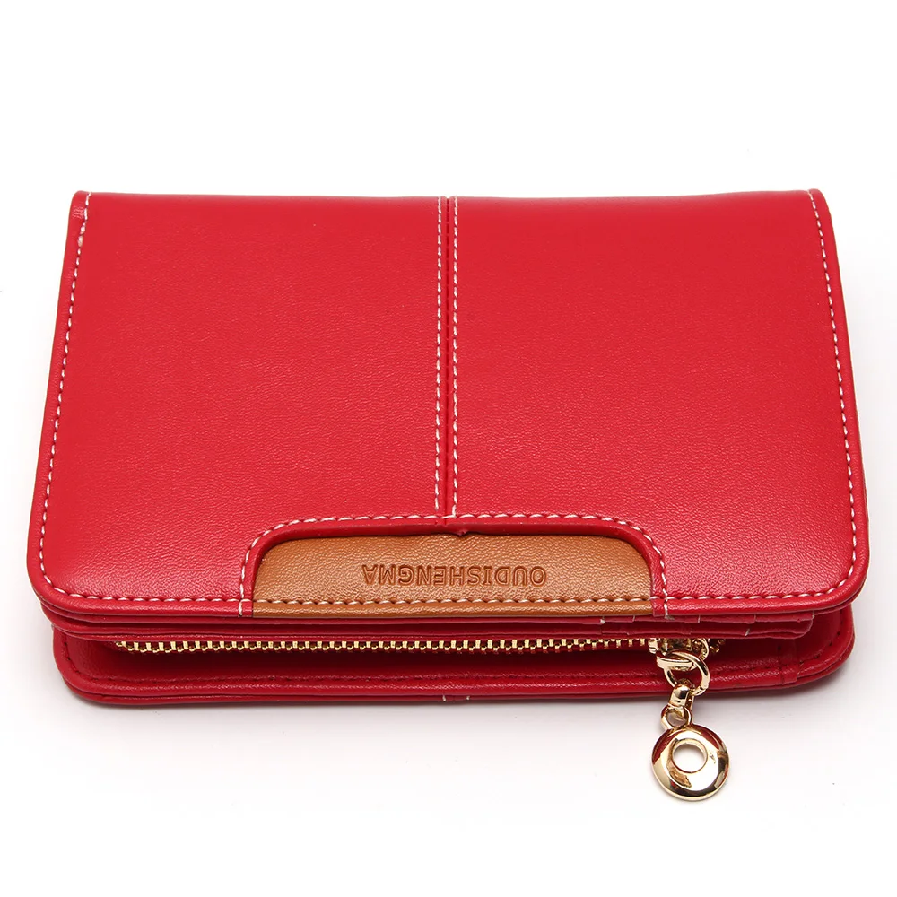  2016 Female Medium-Long Cowhide Zipper Student Clutch Card Holder Brand Wallet Coin Purse Organizer Carteir Female Carteira Coin 