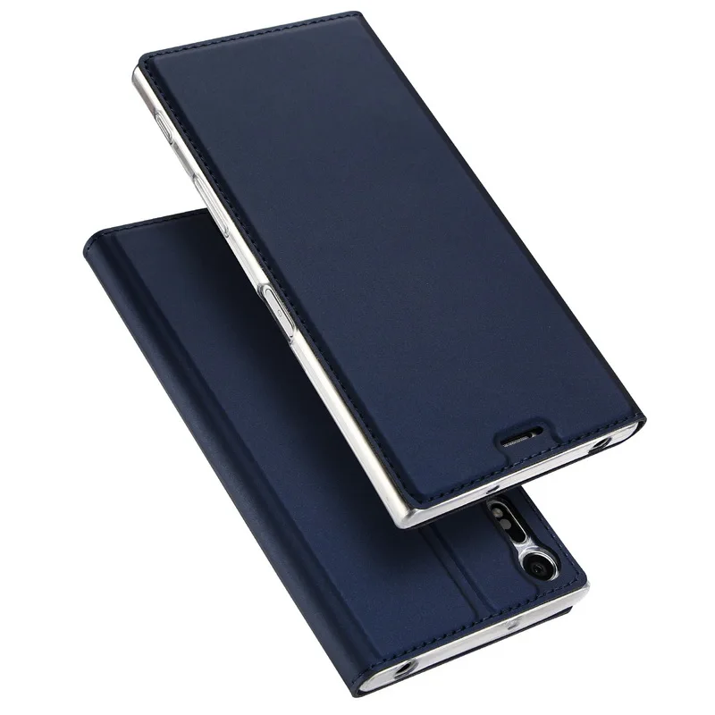 

Luxury Flip Wallet Phone Case For Sony Xperia XA1 Plus XZ1 Premium XZ X Compact XP Z5 Mini L1 Z6 E6 PU Leather Card Holder Cover