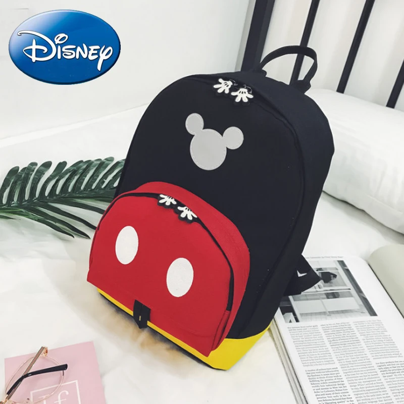 

Disney 2019 New Kids Mickey Mouse Backpack Children Girls Boy Bag Cute Backpacks Polyester Cartoon Kindergarten Bags