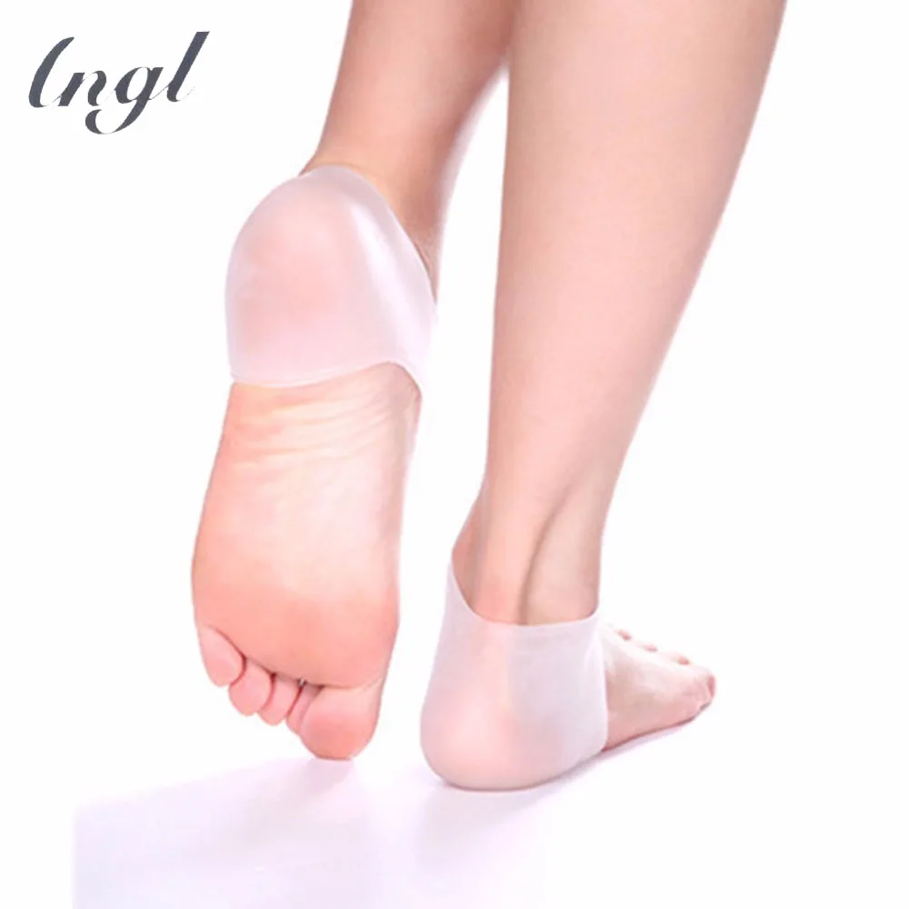 

1Pairs Delicate Silicone Moisturizing Gel Heel Socks Like Cracked Foot Skin Care Protector Feet Massager Foot Pain Relief