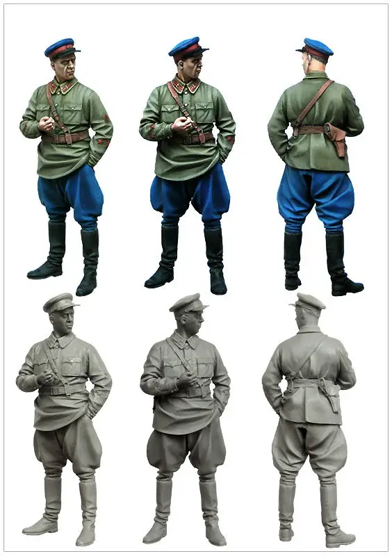 

[tuskmodel] 1 35 scale resin figures kits officer NKVD
