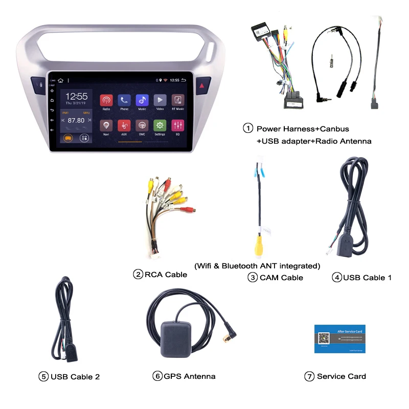 Cheap 2G RAM 32G ROM Car Radio For peugeot 301 citroen elysee 2014-2018 Android 8.1 GPS Navigation Multimedia Player 5
