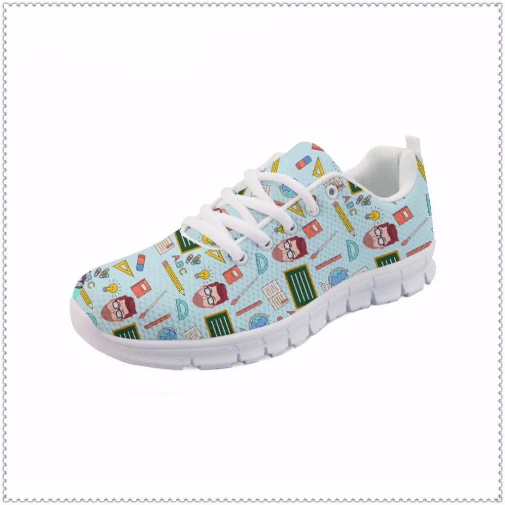 INSTANTARTS-Cute-Cartoon-Teacher-Printing-Men-Casual-Shoes-Light-Weight-Summer-Sneaker-Shoes-Breathable-Mesh-Man