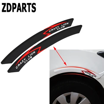 

ZDPARTS 2X Car Protect Fender Wheel Edge Eyebrow Stickers For Honda Civic Accord Fit CRV HRV Mitsubishi Asx Infiniti q50 Acura