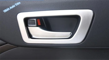 

Lapetus Auto Styling Inner Door Handle Bowl Frame Cover Trim Fit For Toyota Highlander Kluger 2017 2018 2019 ABS Pearl Chrome