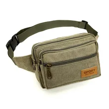 8 шт./лот, Высококачественная холщовая Мужская поясная сумка, Повседневная поясная сумка, поясная сумка для телефона, поясная сумка для женщин и мужчин, дорожная поясная сумка