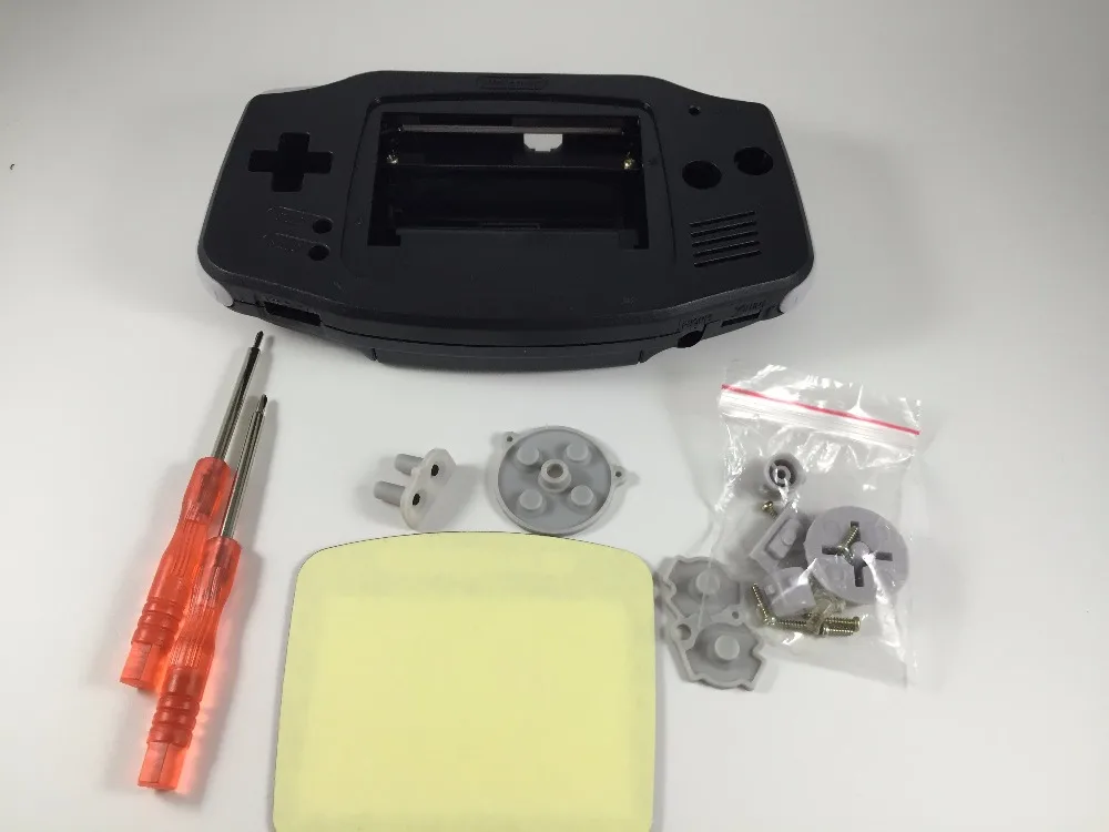 Full Set classic Housing Shell Case Cover Repairt Parts for Nintendo GBA Housing Case for Gameboy Advance W/ Screwdriver buttons
