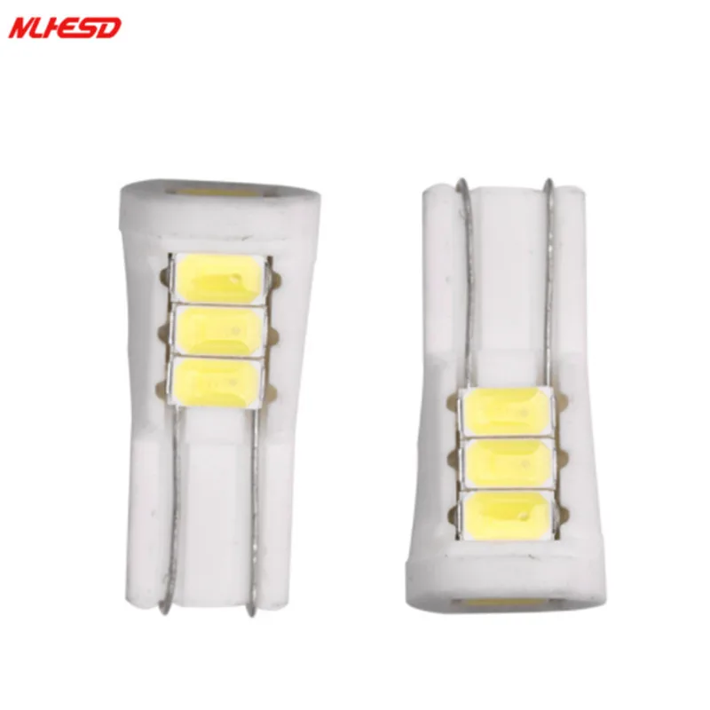 10 шт./лот T10 8SMD 5 W 5630 192 168 194 W5W Супер Белый светодиодный керамический свет Клин лампы лампа, автомобильное освещение источник DC12V автомобиль stlying