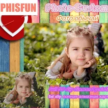 LIPHISFUN фото на заказ, алмазная вышивка, сделай сам, 5D, Частный заказ, алмазная живопись, вышивка крестом, Декор