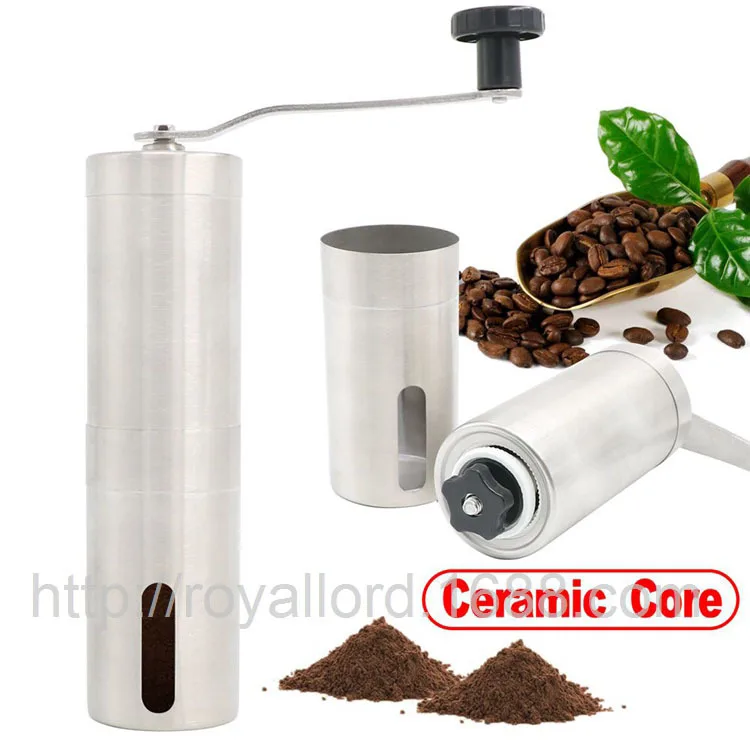 304 Stainless Steel Hand Coffee Machine Coffee Grinder Hand Pepper Mill Grinder