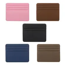 THINKTHENDO держатель для карт тонкий кредитных карт ID карты монет Чехол сумка кошелек Органайзер Для женщин мужские тонкие Бизнес Чехол-портмоне с отделением для карт